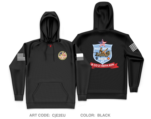 Bravo Company 2-149th Aviation Core Men's Hooded Performance Sweatshirt - CjE2EU