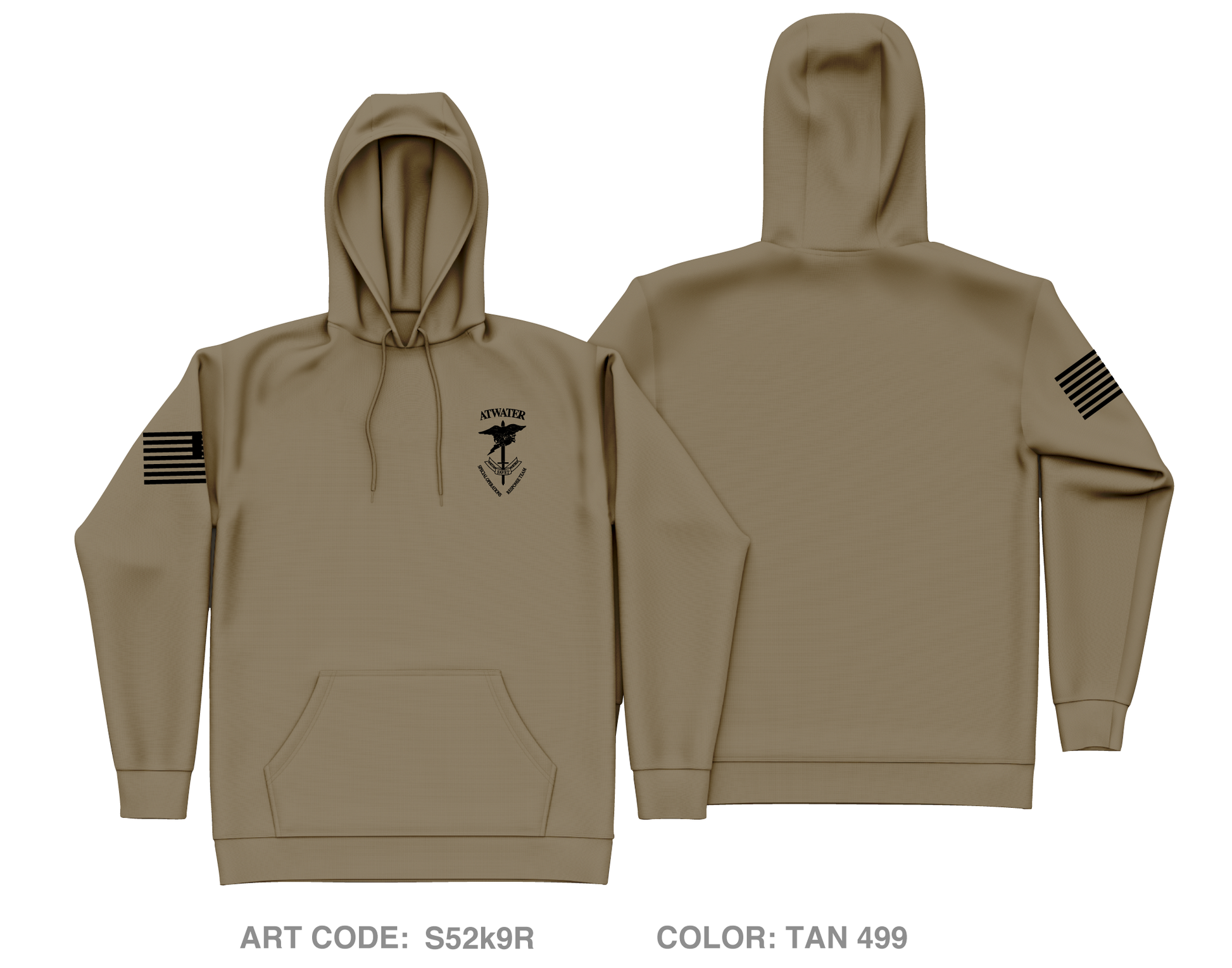 Atwater SORT Core Men's Hooded Performance Sweatshirt - S52k9R