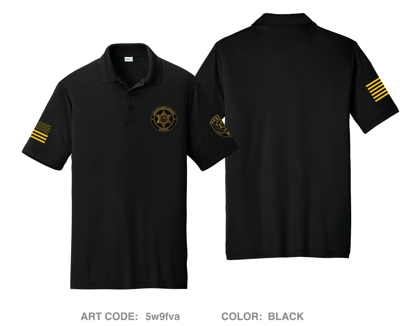 Chautauqau County Sheriffs Office/ Sedan PD Hi-Tech Performance Men's SS Polo - 5w9fva