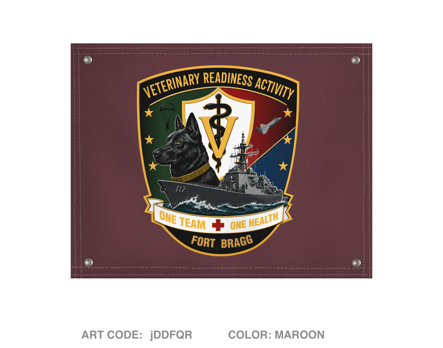 VRA Ft Bragg Banner Flag - jDDFQR