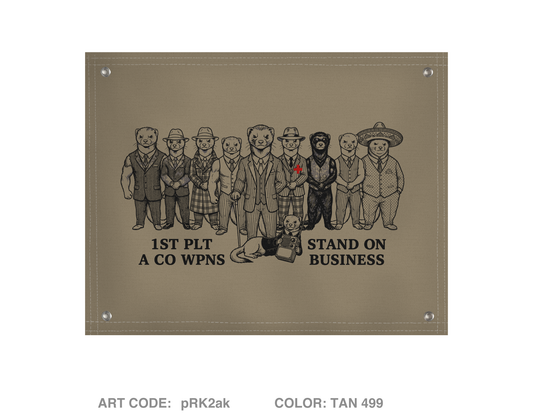 A Co 1st Plt Wpns Banner Flag - pRK2ak