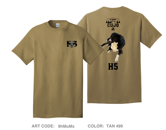 Camp Cujo Comfort Unisex Cotton SS Tee - 9hMuMx