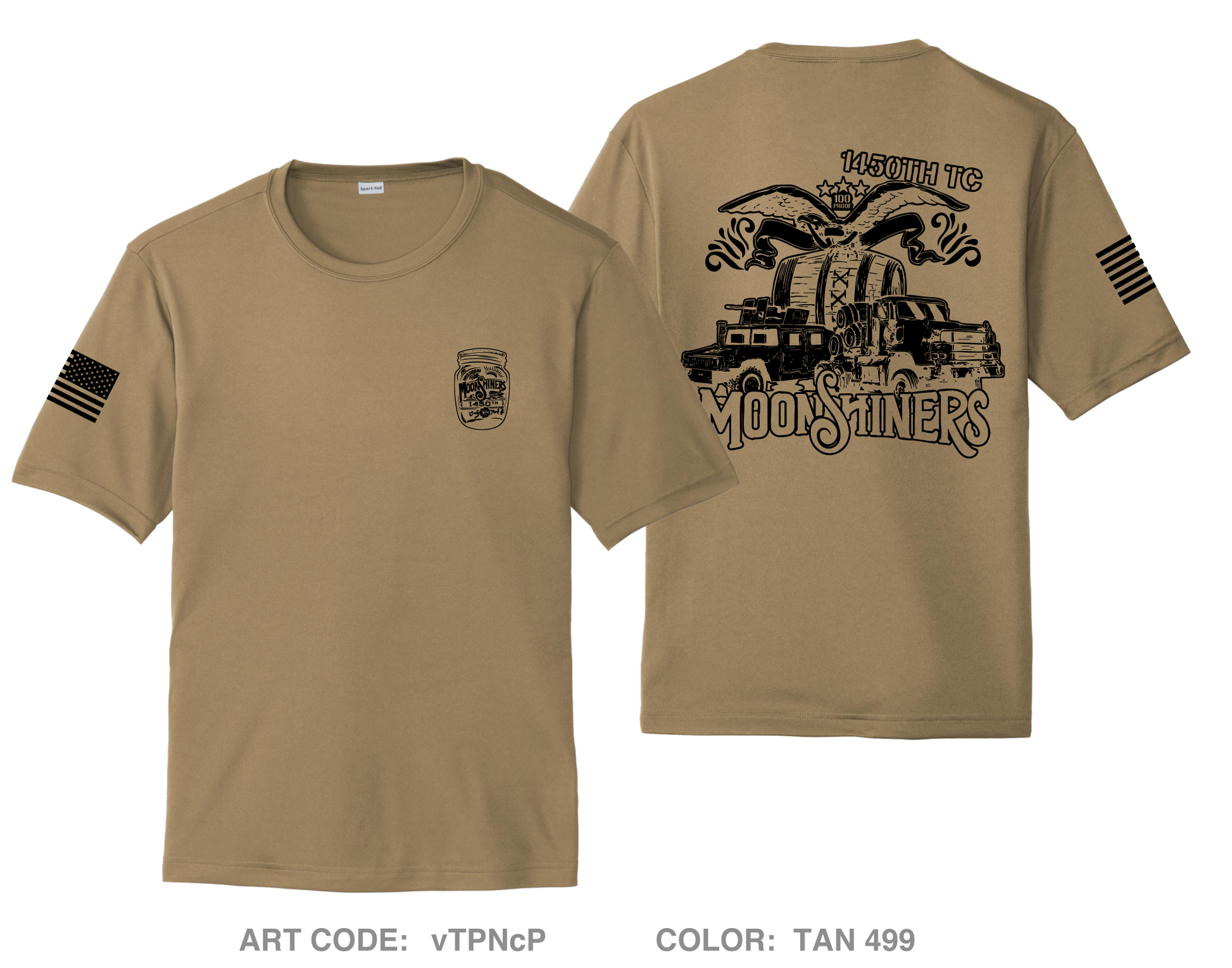 1450th Transportation Company Hi-Tech Performance Unisex SS Tee - vTPNcP