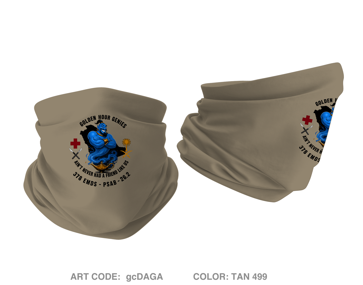 111th Ground Surgical Team Gaiter - gcDAGA