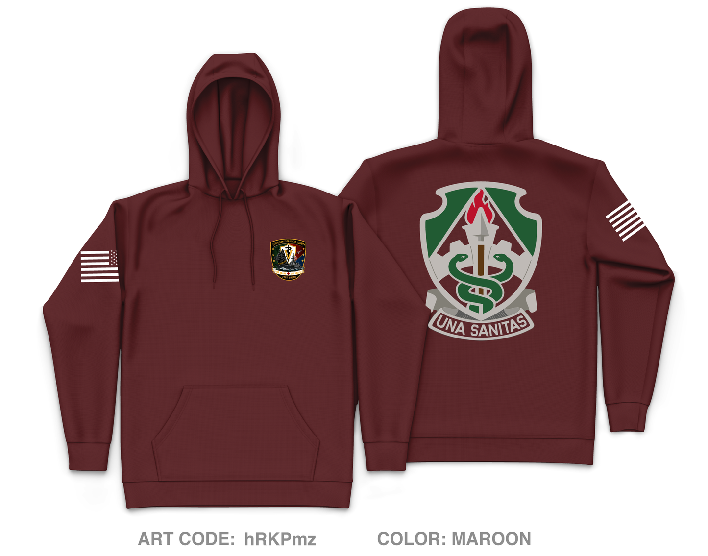 VRA Ft Bragg Core Men's Hooded Performance Sweatshirt - hRKPmz