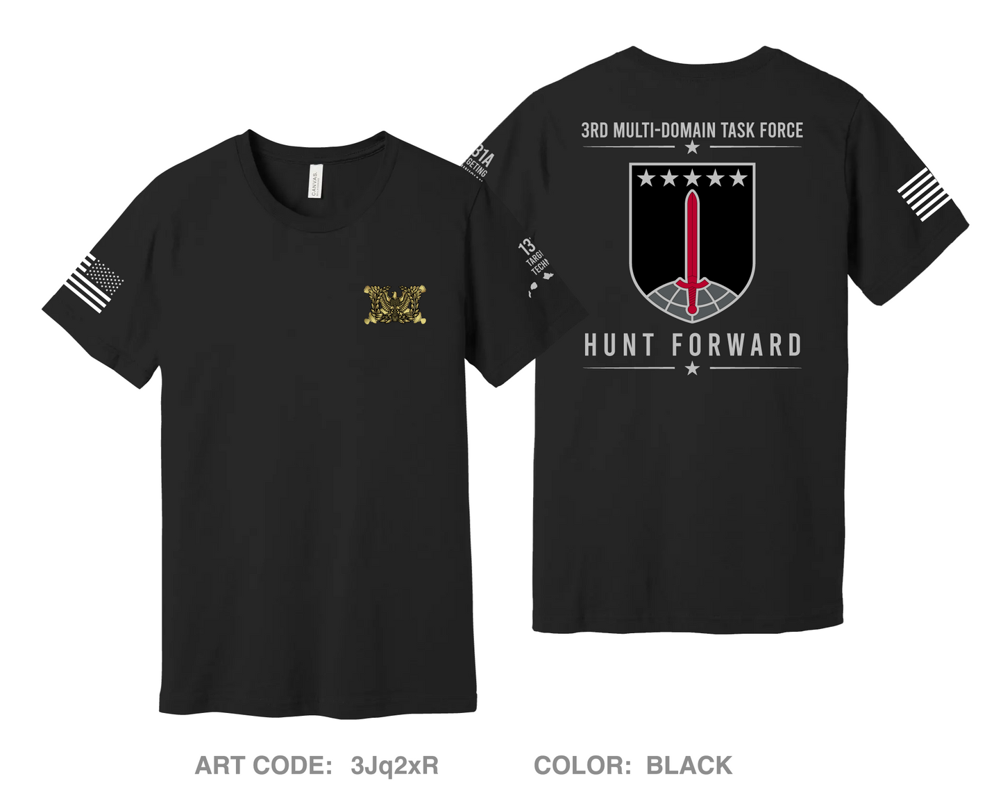 3rd Multi-Domain Task Force Comfort Unisex Cotton SS Tee - 3Jq2xR