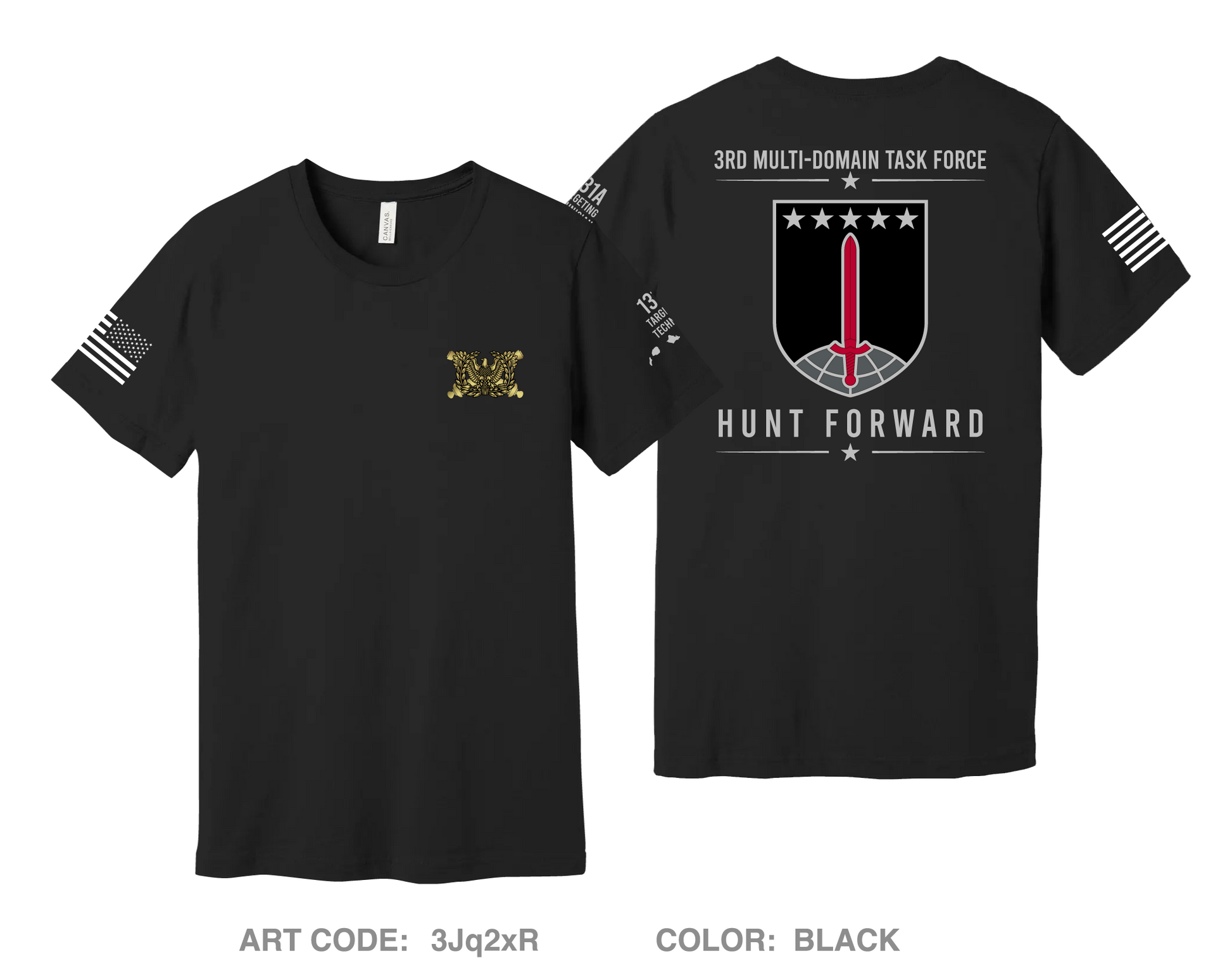 3rd Multi-Domain Task Force Comfort Unisex Cotton SS Tee - 3Jq2xR
