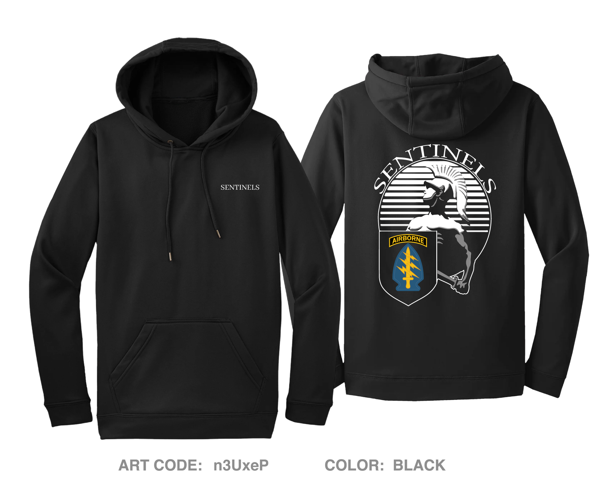 528th Sustainment Brigade (SO)(A) Hi-Tech Performance Hoodie - n3UxeP
