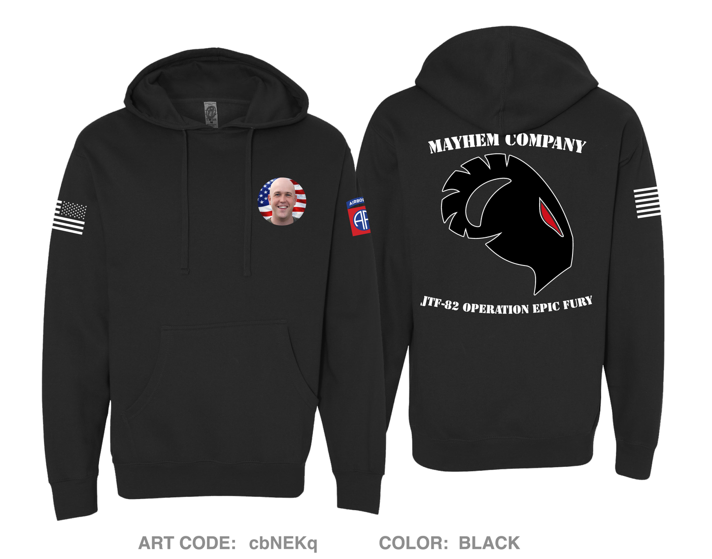 Mayhem Company Comfort Unisex Hooded Sweatshirt - cbNEKq
