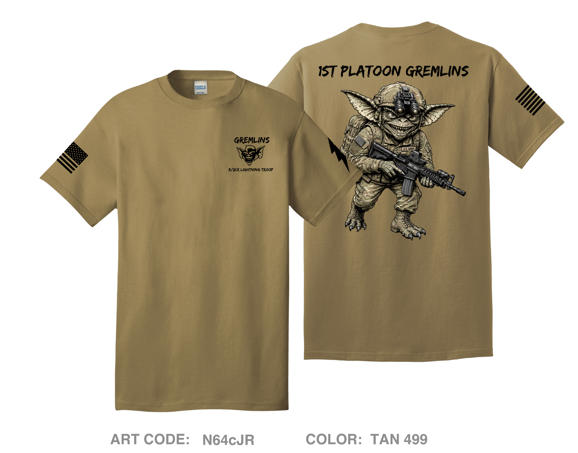2nd Cavalry Regiment Comfort Unisex Cotton SS Tee - N64cJR