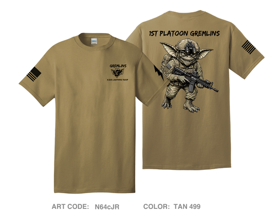 2nd Cavalry Regiment Comfort Unisex Cotton SS Tee - N64cJR