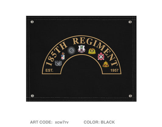 185th RTI (IOWA) Banner Flag - xcw7rv