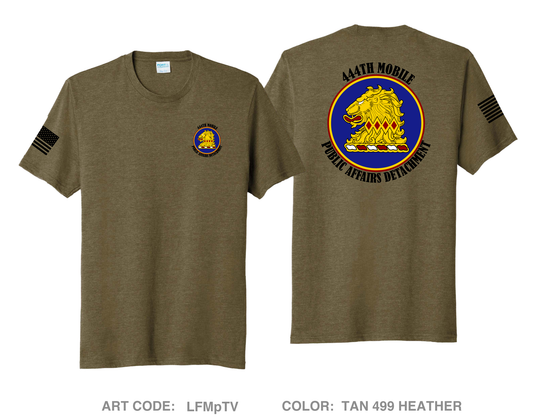 444th Mobile Public Affairs Detachment Comfort Unisex Triblend SS Tee - LFMpTV