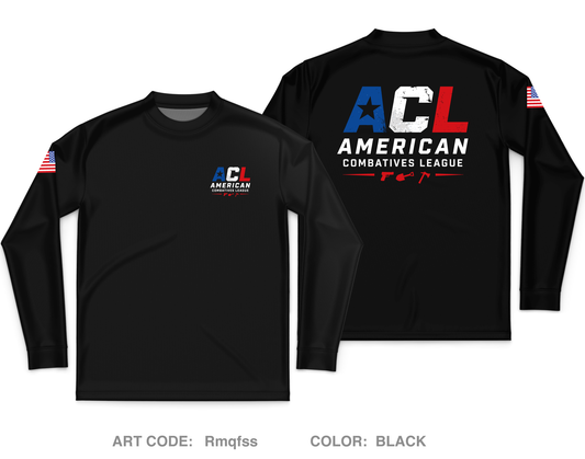 American Combatives League Core Men's LS Performance Tee - Rmqfss
