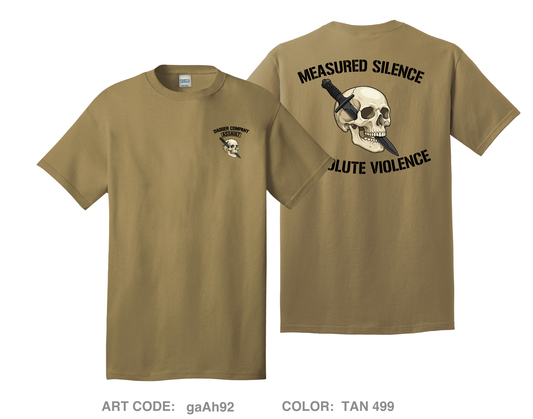 Dagger Company, 1-161 IN Comfort Unisex Cotton SS Tee - gaAh92