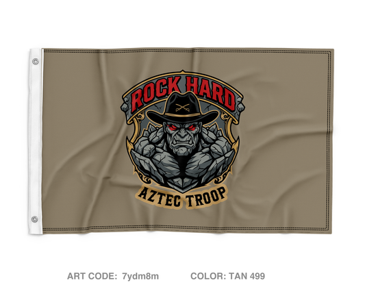 1st Platoon, Aztec Troop, 1-124 Wall Flag - 7ydm8m