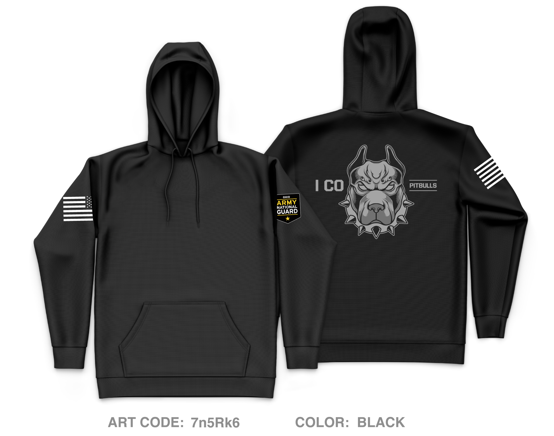Ohio Army National Guard Core Men's Hooded Performance Sweatshirt - 7n5Rk6