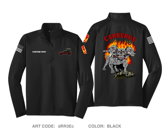 CUSTOM Charlie 5-5 ADA Hi-Tech Performance Quarter-Zip Fleece Jacket - dRR3Ec