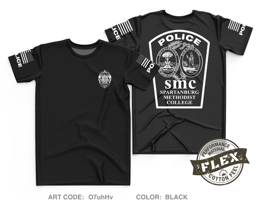 Spartanburg Methodist College Police Core Men's SS Flex Performance Tee - O7uhHv