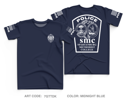 Spartanburg Methodist College Police Core Men's SS Performance Tee - 7GTTDK