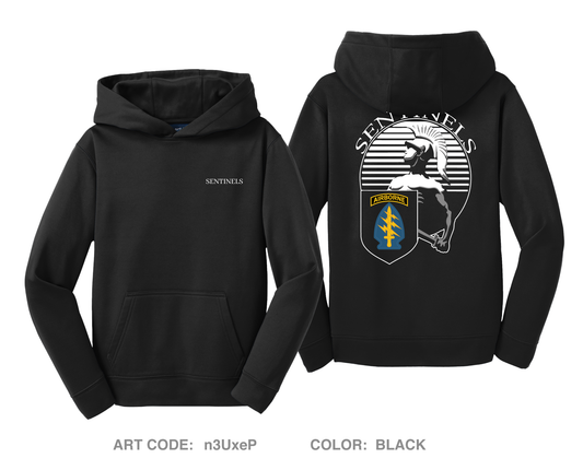 528th Sustainment Brigade (SO)(A) Hi-Tech Performance Unisex Youth Hoodie - n3UxeP_Y
