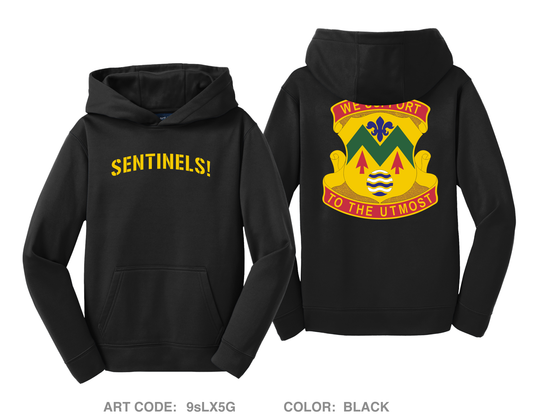 528th Sustainment Brigade (SO)(A) Hi-Tech Performance Unisex Youth Hoodie - 9sLX5G_Y