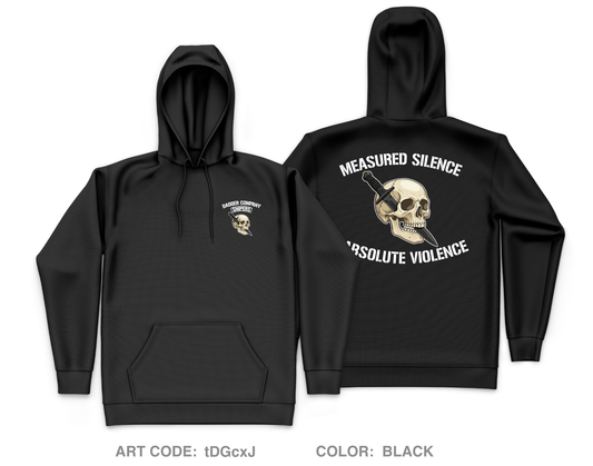 Dagger Company, 1-161 IN Core Men's Hooded Performance Sweatshirt - tDGcxJ