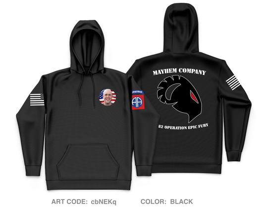 Mayhem Company Core Men's Hooded Performance Sweatshirt - cbNEKq