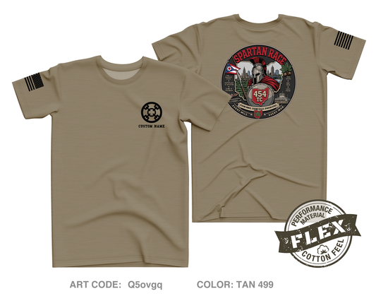 CUSTOM 454th TC CO Core Men's SS Flex Performance Tee - Q5ovgq