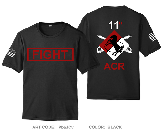 11th Armored Cavalry Regiment Hi-Tech Performance SS Tee - PbaJCv