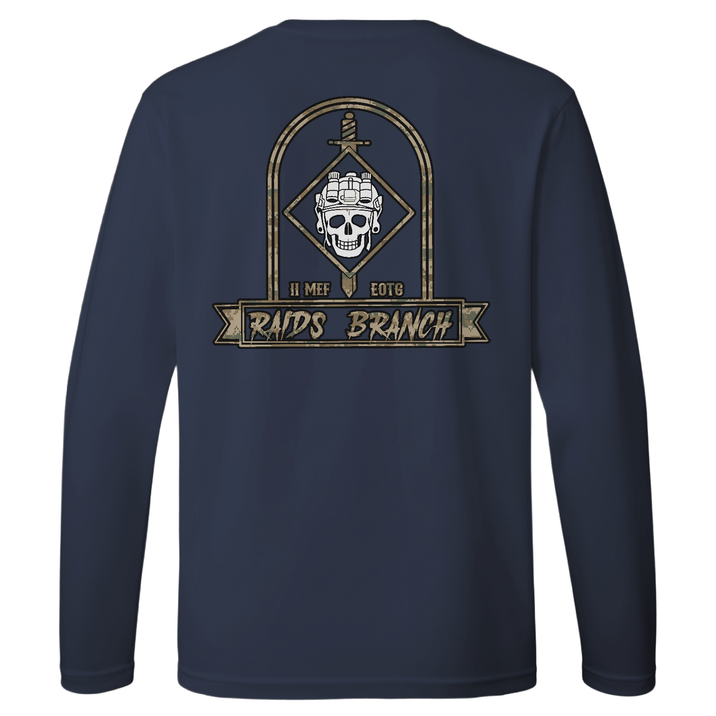 II MEF EOTG, Amphibious Raids Branch Hi-Tech LS Performance Tee - 9T3JPV