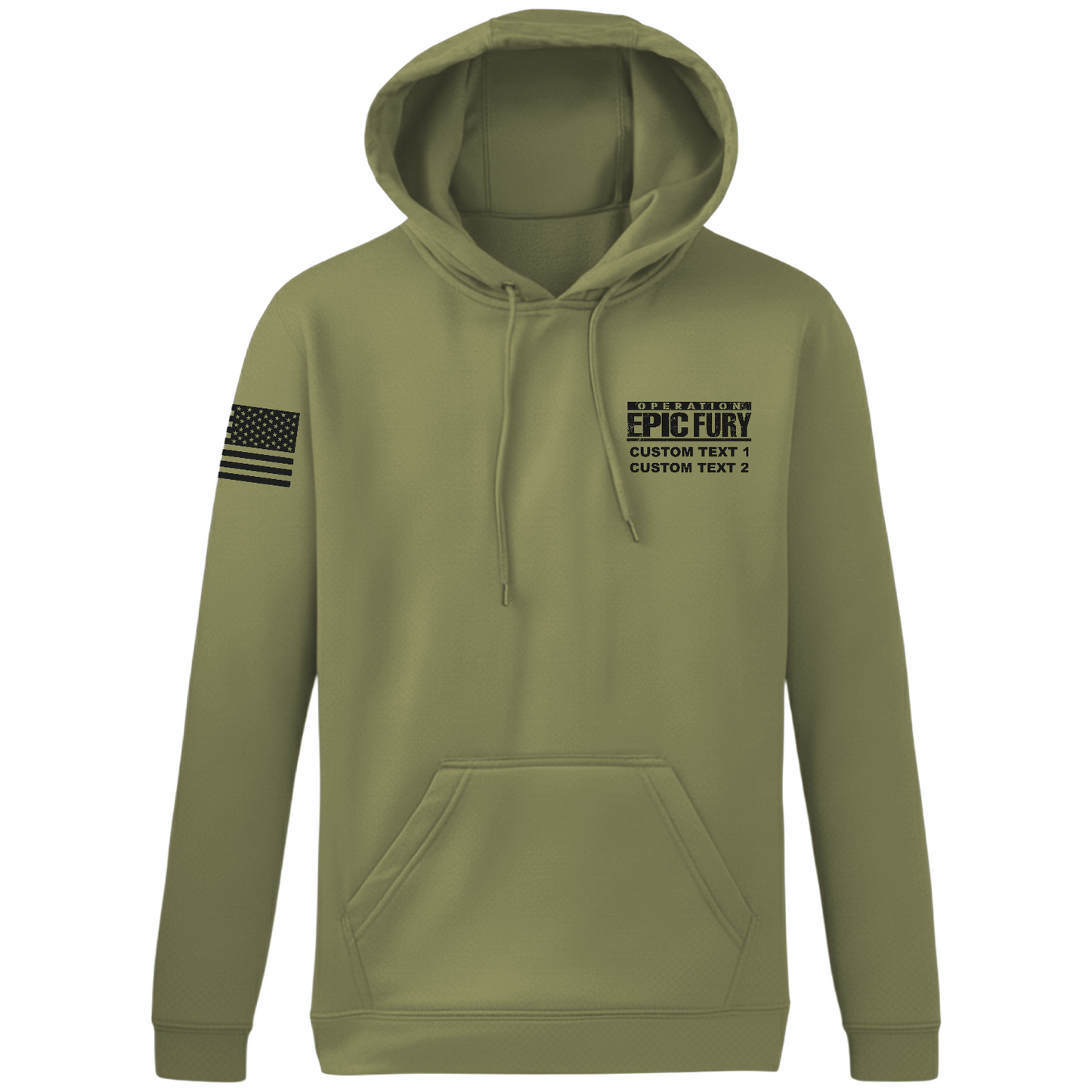 CUSTOM Operation Epic Fury Hi-Tech Performance Hoodie - Eagle