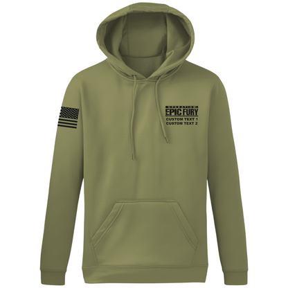 CUSTOM Operation Epic Fury Hi-Tech Performance Hoodie - Eagle