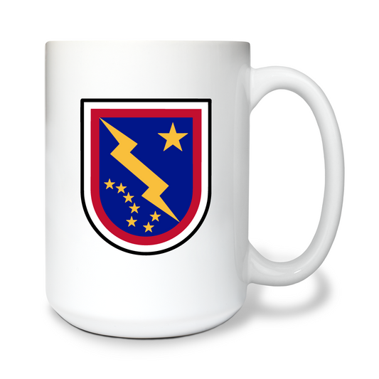 HHBN, 11th Airborne Division 15 oz White Ceramic Mug - M96mxe