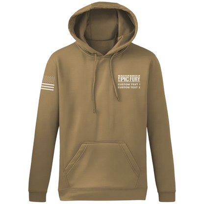 CUSTOM Operation Epic Fury Hi-Tech Performance Hoodie - Stealth