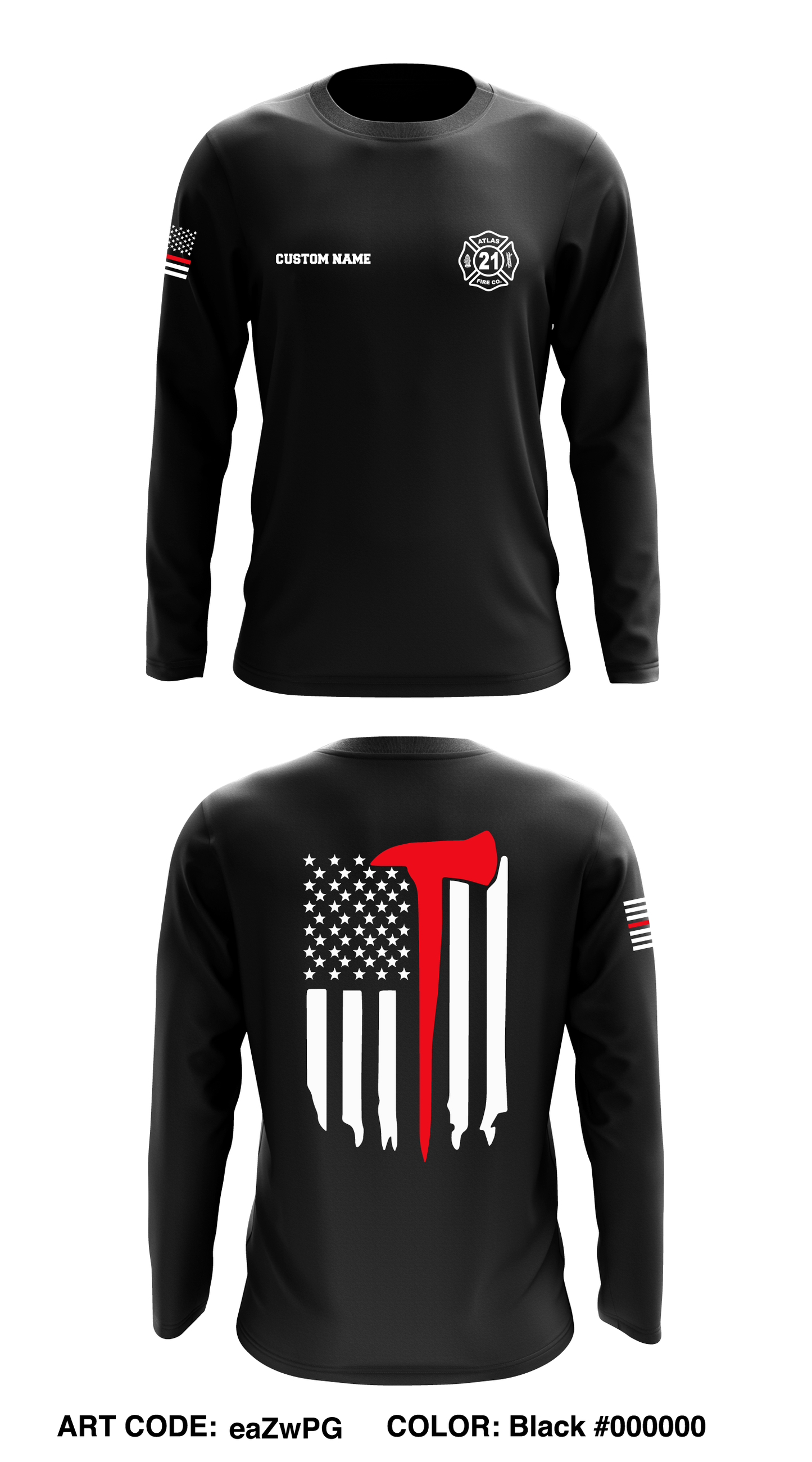 CUSTOM ENG 21 Store 1 Core Men's LS Performance Tee - eaZwPG