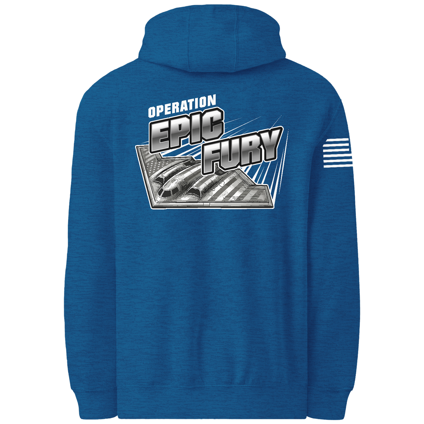 CUSTOM Operation Epic Fury Comfort Unisex Hooded Sweatshirt - Supersonic