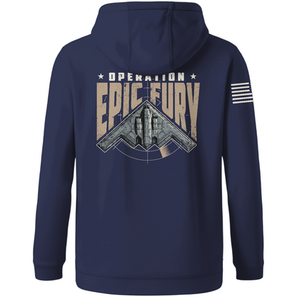 CUSTOM Operation Epic Fury Hi-Tech Performance Hoodie - Stealth