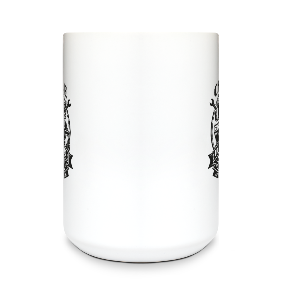 BOLC 26-004 15 oz White Ceramic Mug - hTx3jA