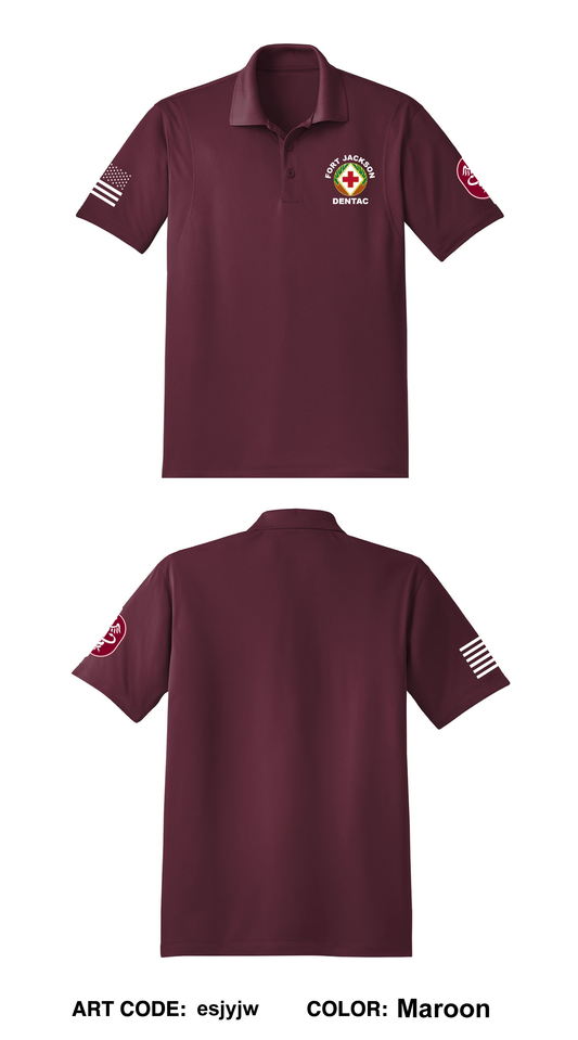 Fort Jackson Dentac Core Men's SS Performance Polo - esjyjw