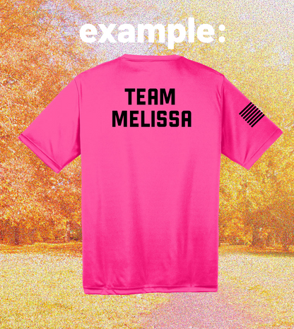 CUSTOM Breast Cancer Awareness Month Hi-Tech Performance Unisex SS Tee - Real Men Wear Pink