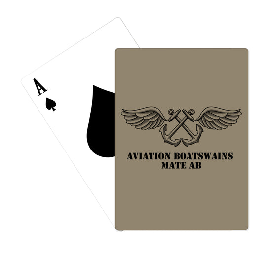 Aviation Boatswains Mate AB Playing Cards - yb4bvk