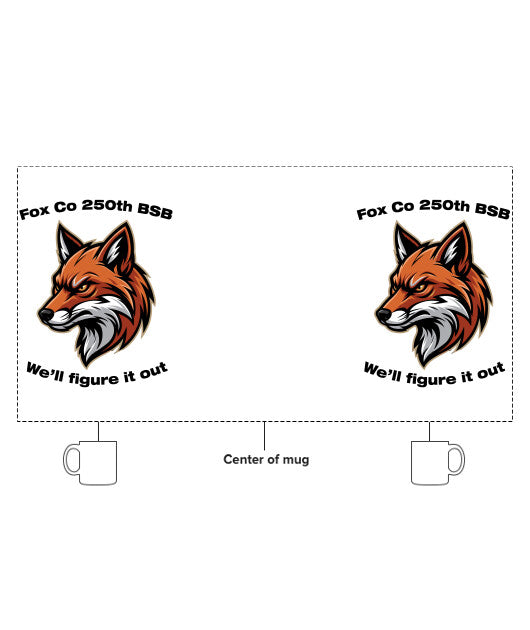 Fox Co 250th BSB Fundraising Collection Ceramic Mug - 4Zu5ju