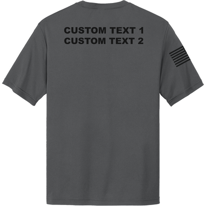 CUSTOM Operation Epic Fury Hi-Tech SS Performance Tee - Eagle Flag