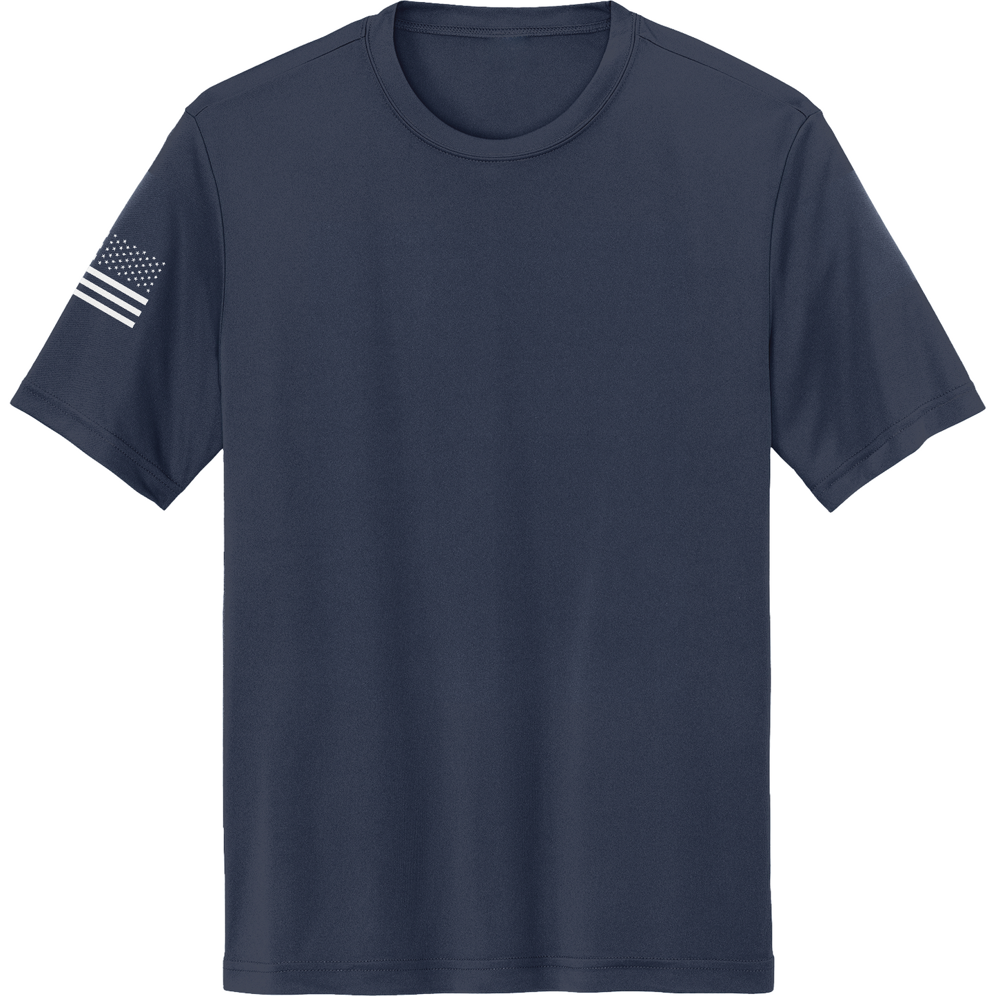 Emblem Basics Hi-Tech SS Performance Tee - White Flag