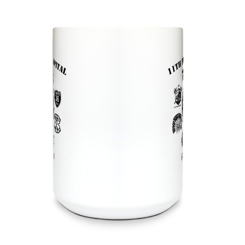 11th Field Hospital 15 oz White Ceramic Mug - yrYfTG