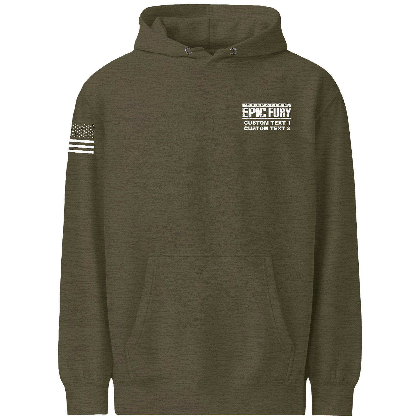 CUSTOM Operation Epic Fury Comfort Unisex Hooded Sweatshirt - Supersonic