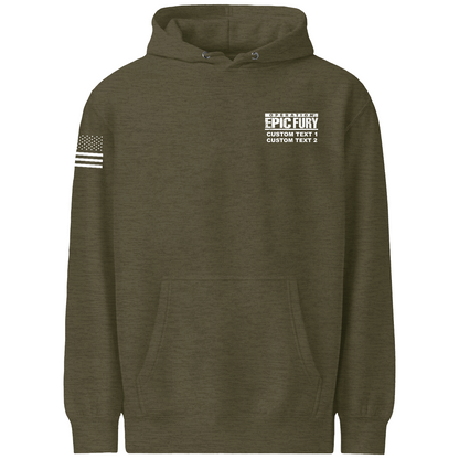 CUSTOM Operation Epic Fury Comfort Unisex Hooded Sweatshirt - Supersonic