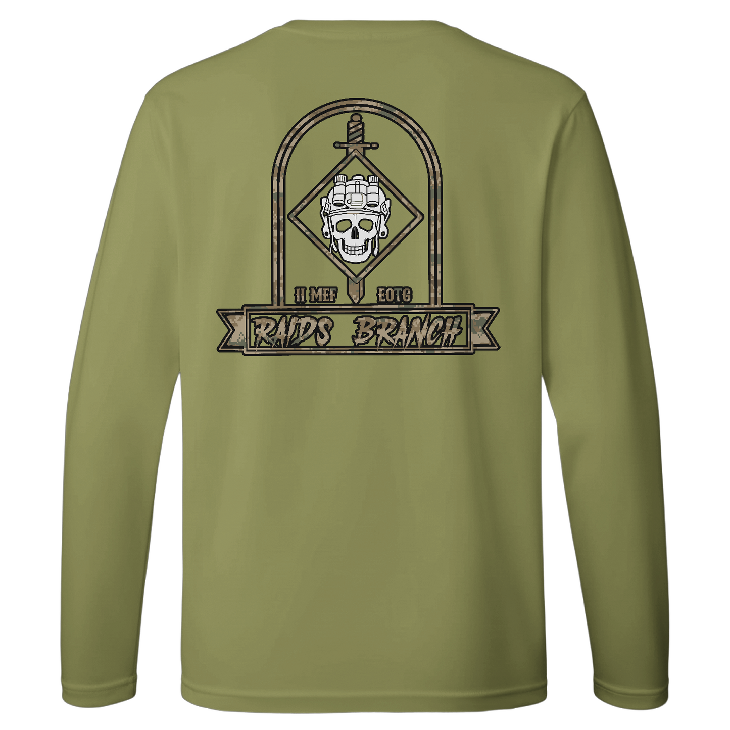 II MEF EOTG, Amphibious Raids Branch Hi-Tech LS Performance Tee - 9T3JPV