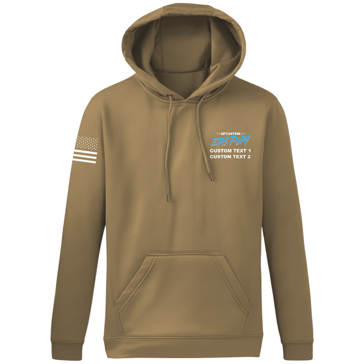 CUSTOM Operation Epic Fury Hi-Tech Performance Hoodie - Blueprint